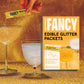 Fancy Sprinkles Edible Glitter for Drinks, 2 Pack, Fools Gold & Diamond White