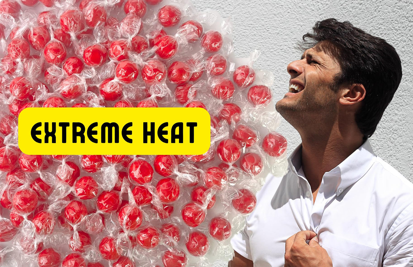 Fireball Candy Bulk - 4 Lb Red Hot Jawbreaker Candy - Cinnamon Hard Candy Individually Wrapped - Old Fashioned Candy - Red Hot C