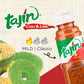 Snak Club Tajin Apple Rings Gummy Candy, Fruit Candy Gummies with Chili and Lime Seasoning, Mild, Gluten-Free and Vegan Snacks,