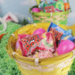Easter Ring Pops, Watermelon, Strawberry And Blue Raspberry Flavored, Basket Stuffer Candies, 3 In Each (Pack Of 3)