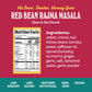 Brooklyn Delhi Red Bean Rajma Masala Pouches - Ready To Eat, Protein-Rich, Microwavable Entree, Ready In 90 Seconds - Vegan, Glu