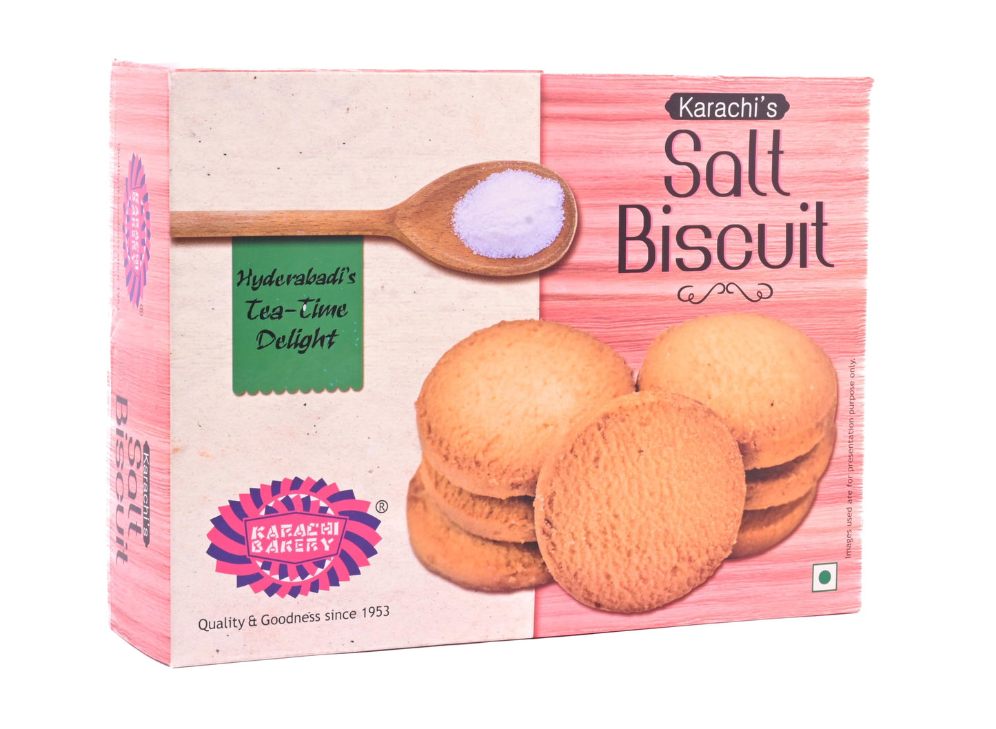 Karachi Bakery- Salt Biscuits , 14.10 Oz (400 G), Indian Snacks, Cookies, Biscuits