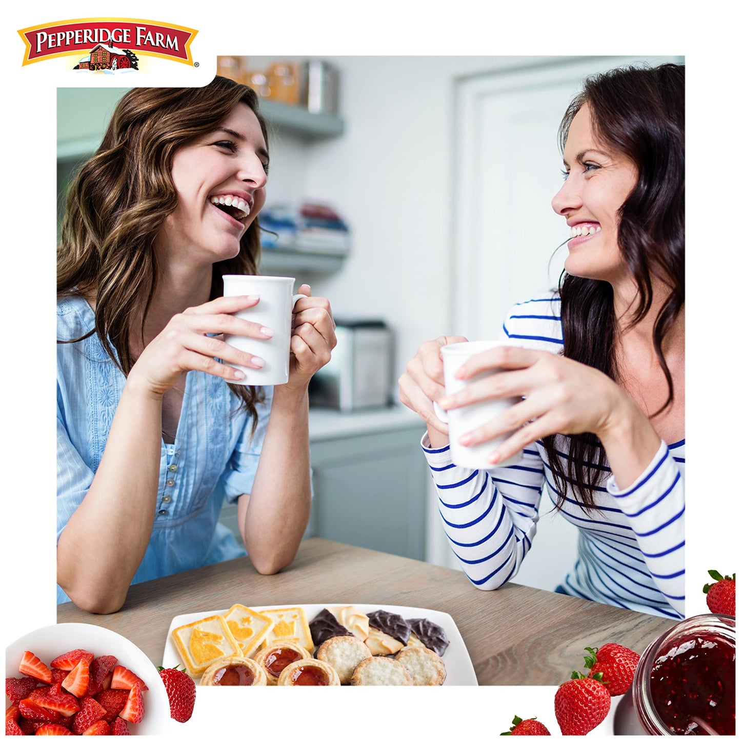 Pepperidge Farm Verona Strawberry Cookies, 6.75-ounce bag (pack of 6)