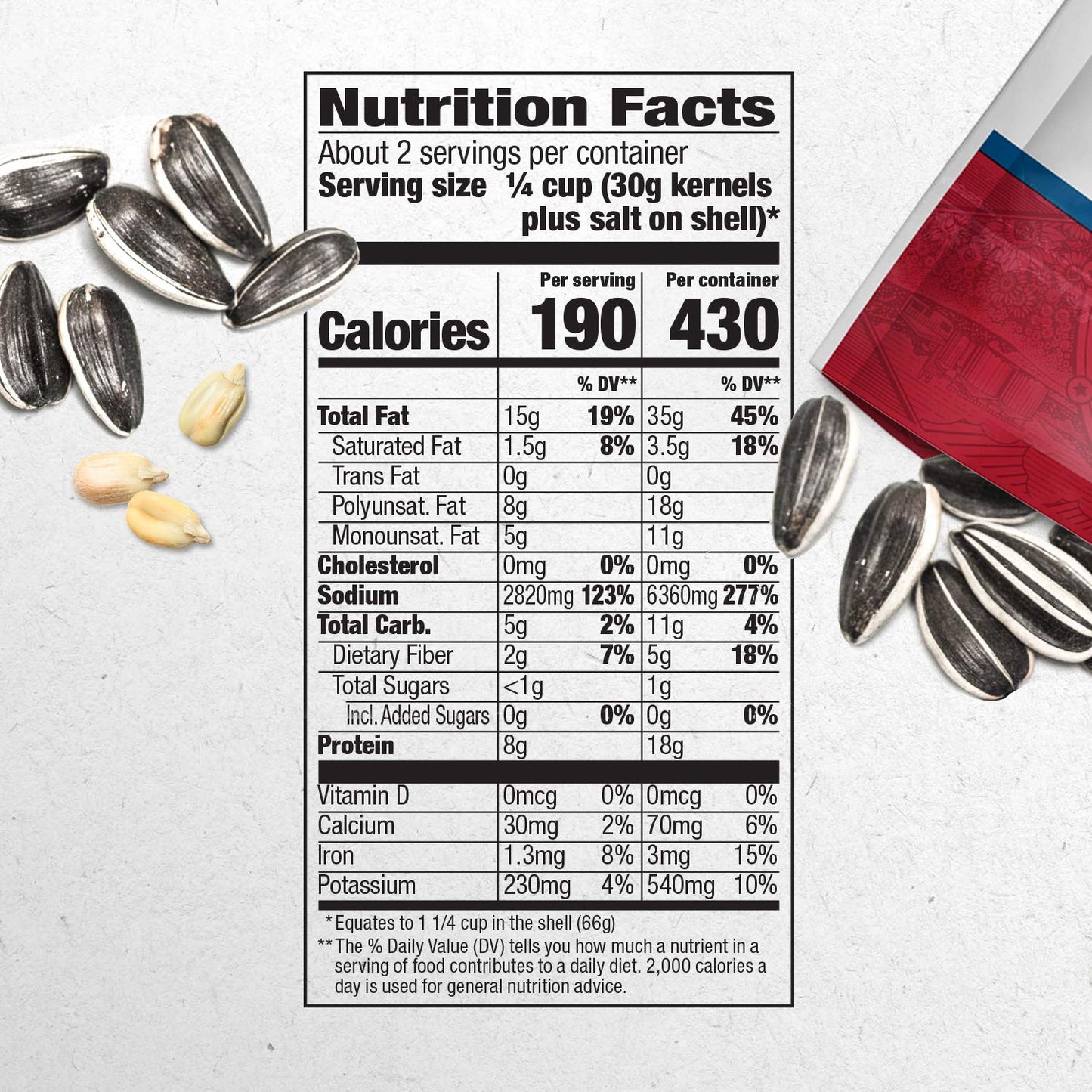 DAVID Seeds Roasted and Salted Jumbo Sunflower Seeds, Original Flavor, 5.25oz, Pack of 12