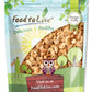 Food To Live Dry Roasted Whole Cashews With Himalayan Salt, 3 Pounds - Oven Roasted Lightly Salted Fancy Cashew Nuts, No Oil Added, Vegan, Kosher, Bulk. Crunchy Texture. Great Snack