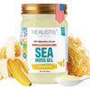 HX HEALISTIX Banana Sea Moss Gel [16 Oz] - Exquisitely Crafted from Seamoss Wildcrafted in The Pristine Waters of St Lucia, A Na