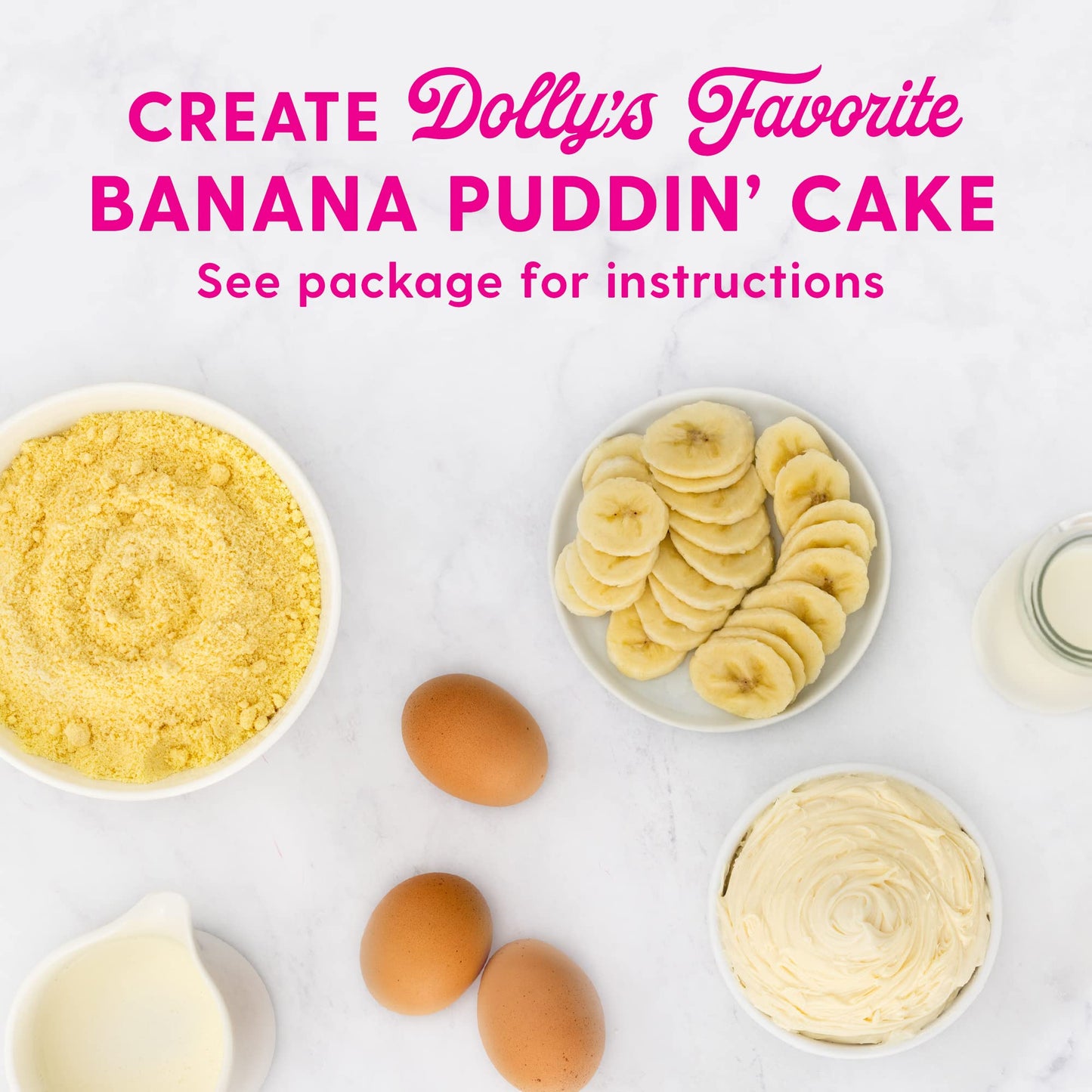 Duncan Hines Dolly Partons Favorite Southern-Style Banana Flavored cake Mix, 1525 oz (Pack of 12)