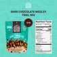 Second Nature Dark Chocolate Medley Trail Mix, Gluten-Free, 12 oz Resealable Pouch, Pack of 1, Turquoise, Model 1149-EA