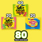 SOUR PATCH KIDS and SWEDISH FISH Mini Soft & Chewy Candy Variety Pack  Bulk Candy  80 Treat-Size Snack Packs