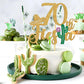 70Th Fiesta Cake Topper, Cheers To 70 Years/Taco Bout 70 Cake Decor, Tropical Hawaiian Mexican Summer Themed Happy 70Th Birthday