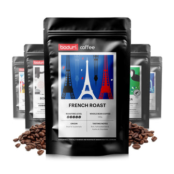 Bodum Roasting French Roast Coffee, Whole Bean, 12Oz (340G) - Roasted In Denmark