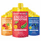 Designer Wellness Energy Smoothie  Real Fruit  100mg Natural Caffeine  5g Protein  Low Carb  Zero Added Sugar  Gluten-Free  Variety Pack  12 Count