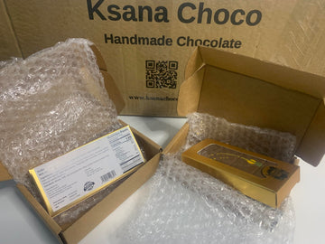 (2 Value Pack Small) Ksana Choco Dubai Chocolate, 100g - 3.5 oz, Hand made, Belgian Milk Chocolate Kunafa Pistachio Viral Bar