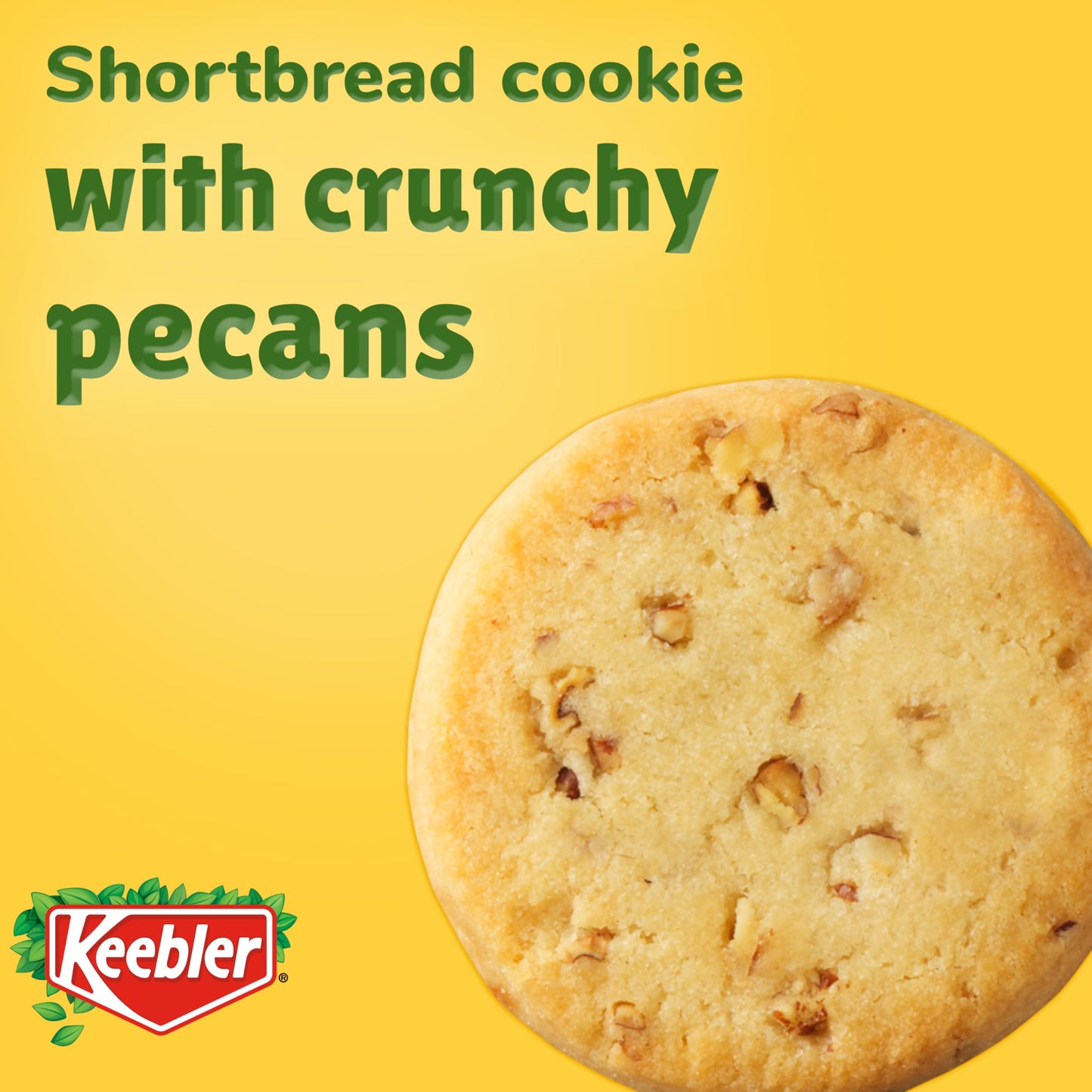 Keebler Sandies Shortbread Cookies, Pecan, 11.3Oz
