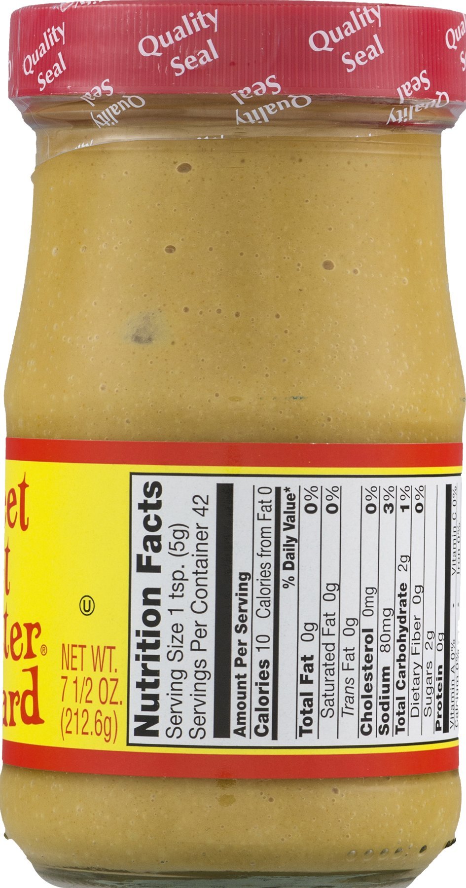 Mr. Mustard Hot Sweet Mustard, 7.5 oz (0.82 lb) - Zesty Flavor, Perfect for Dipping or Cooking