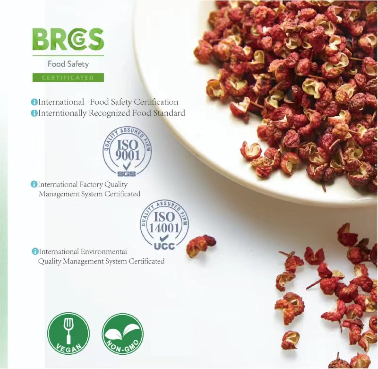 Besway Sichuan Peppercorn 6Oz(170G), Premium Sichuan Peppercorns - Fresh Aromatic Zesty Spice For Authentic Chinese Cuisine, Les