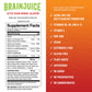BrainJuice Brain Health Support Drink, Vegan, Gluten Free, Blood Orange Jalapeno, 12 Oz Can, 6 Pack