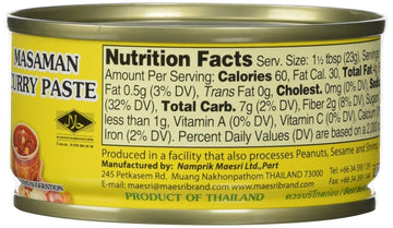 Maesri Thai Masaman Curry - 4 Oz (Pack Of 4)