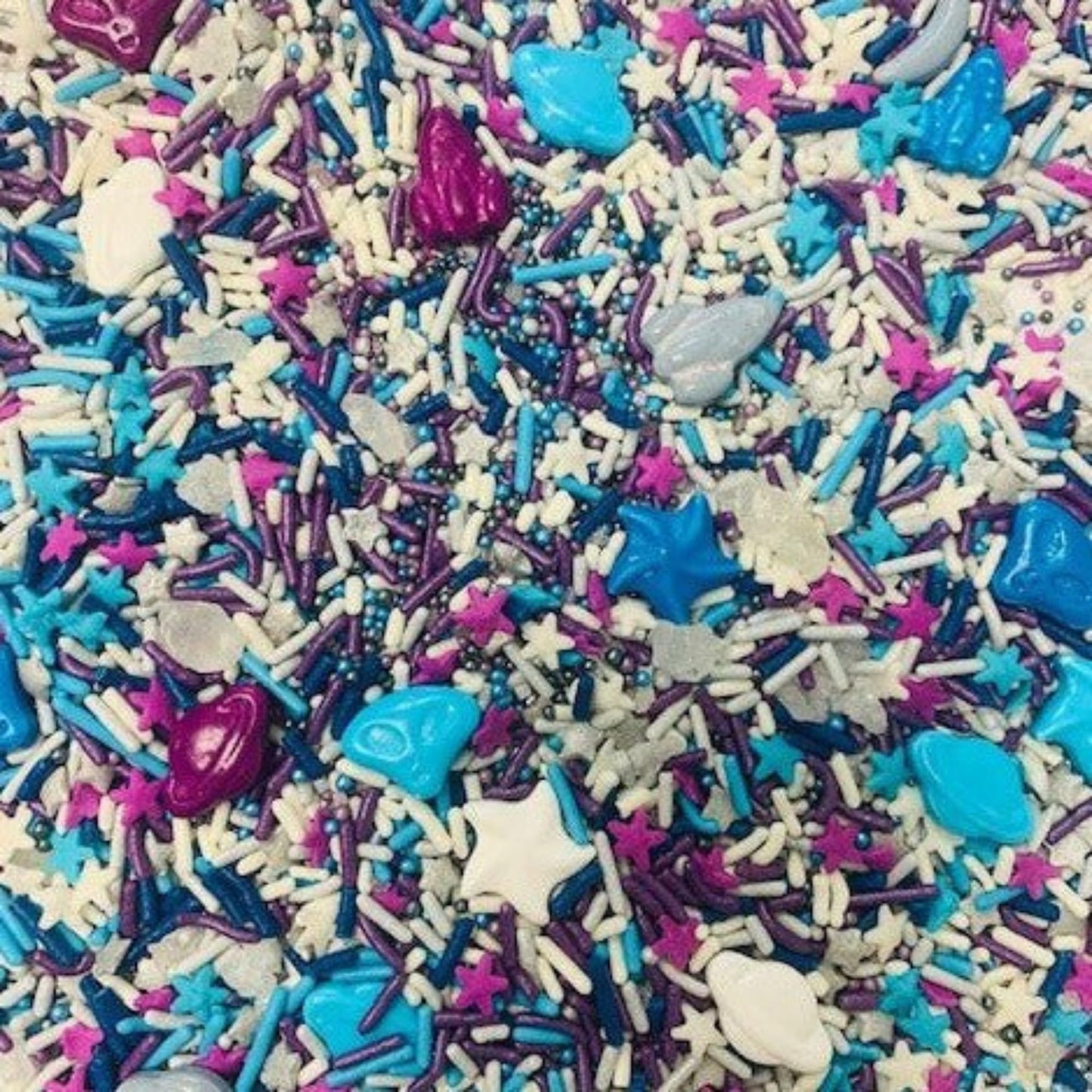 Cool Mom Sprinkles Alien UFO Sprinkles - 4 oz. Gluten-Free Spaceship Themed Cake Decorations