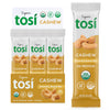 Tosi Cashew Protein Bars, Plant Based With Nuts, Gluten-Free Crunchy Snacks, Vegan, Organic, Flax & Chia Seeds, Soy-Free, Omega