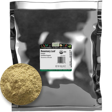 Frontier Co-Op Organic Rosemary Leaf Powder, 1Lb Bulk Bag - Natural And Dried Rosemary Leaves Powder - Ideal For Cooking, Baking, Kosher