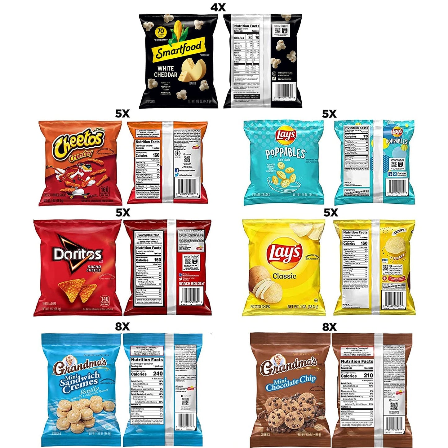 Frito-Lay Ultimate Snacktime Mix with Grandma s and Classic Snacks, (Pack of 40) (Packaging May Vary)