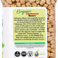 Rani Organic Garbanzo Beans (Kabuli Chana) 48Oz (3Lbs) 1.36Kg Bulk Pet Jar ~ All Natural | Vegan | Gluten Friendly | Non-Gmo | I
