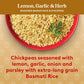 Royal Lemon, Garlic, And Herb Basmati White Rice And Chickpeas - Ready To Heat Basmati Rice - (6 Pack) 8.5 Oz Microwaveable Pouc