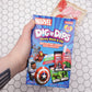 Marvel Dig N Dips, Birthday Party Favor Kit, Assorted Fruit Flavors, 18 Count