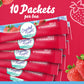 Crystal Light Powdered Drink Mix, Wild Strawberry Flavor, 120 ct (12 Boxes of 10 Packets), Pink, Model 00043000053850