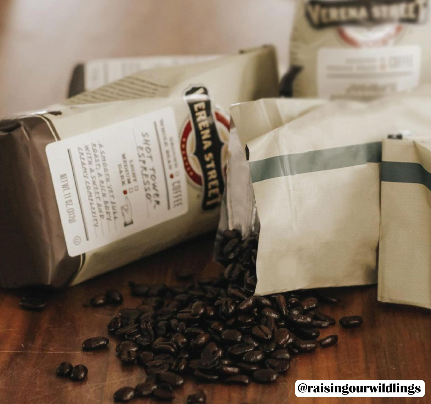 Verena Street Espresso Beans, Shot Tower Whole Bean, Rainforest Alliance Certified, 32 Ounce
