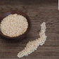 Spicy World White Sesame Seeds 5 Pound Bulk Bag - Hulled Till