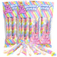 Bunny Poles Marshmallow Twists, Pastel Fluffy Candy Sticks, Individually Wrapped Party Favor Treats, (Pack of 3)