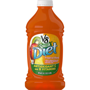 V8 Splash Diet Tropical Blend, 64 Oz. Bottle