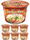 Tonkotsu Tantanmen Ramen with Chili Oil Premium Noodle Soup 3.56 oz Big Bowl, 6 Counts By TAOindustry