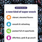 Noka Superfood Fruit Smoothie Pouches, Blackberry Vanilla, Healthy Snacks with Flax Seed, Plant Protein and Prebiotic Fiber, Veg