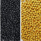 Confect Edible Galaxy Sprinkles | Sprinkles For Cakes & Cupcakes Decoration | Pack Of 5 Mix Black, Champagne Gold, Sliver, Grey & Golden Pearl | Vegan, Gluten-Free, Nut-Free, Soy-Free, Dairy-Free, Palm Oil-Free- 5 Oz