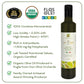WellEatable Organic Extra Virgin Olive Oil, 16.9 fl oz, High Polyphenol, Early Harvest, Lab Tested, Cold Extracted, Green