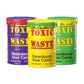 Toxic Waste - Hazardously Sour Candy - 5 Assorted Flavors & 1 New Mystery Flavor - Special Edition Purple, Orange, & Green Drums - 3-Pack
