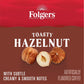 Folgers Toasty Hazelnut Flavored Ground Coffee, 9.6 Ounce Canister (Pack Of 6)