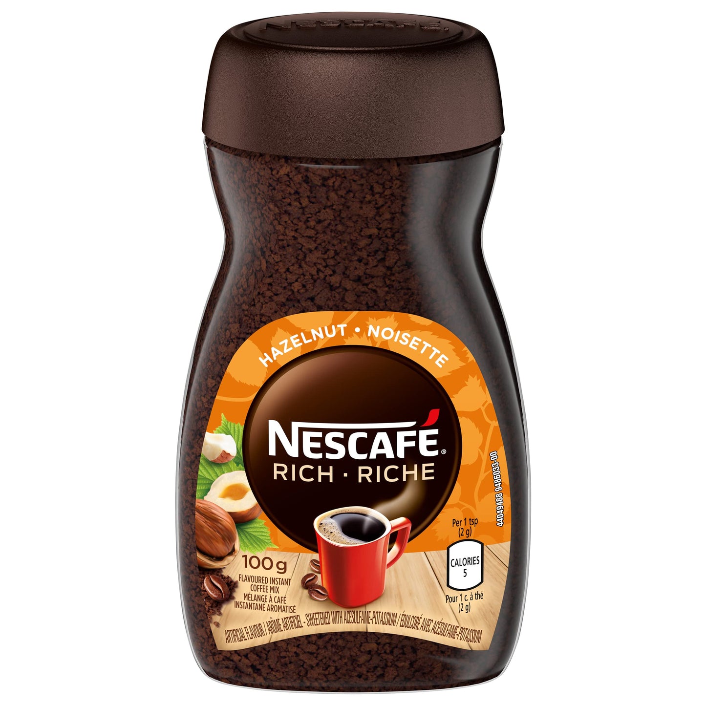 Nescaf   Rich Instant Coffee, 100G (Hazelnut)