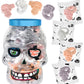 30 Pack Halloween Ring Candy - Individually Wrapped Holiday Themed Skull Candys Packed in a Skull Jar - Trick Or Treat Strawberr