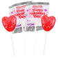 Heart Shaped Valentine Lollipops, Individually Wrapped Bulk Candies For Classroom Exchanges, Themed Party Candy, 25 Count Bag
