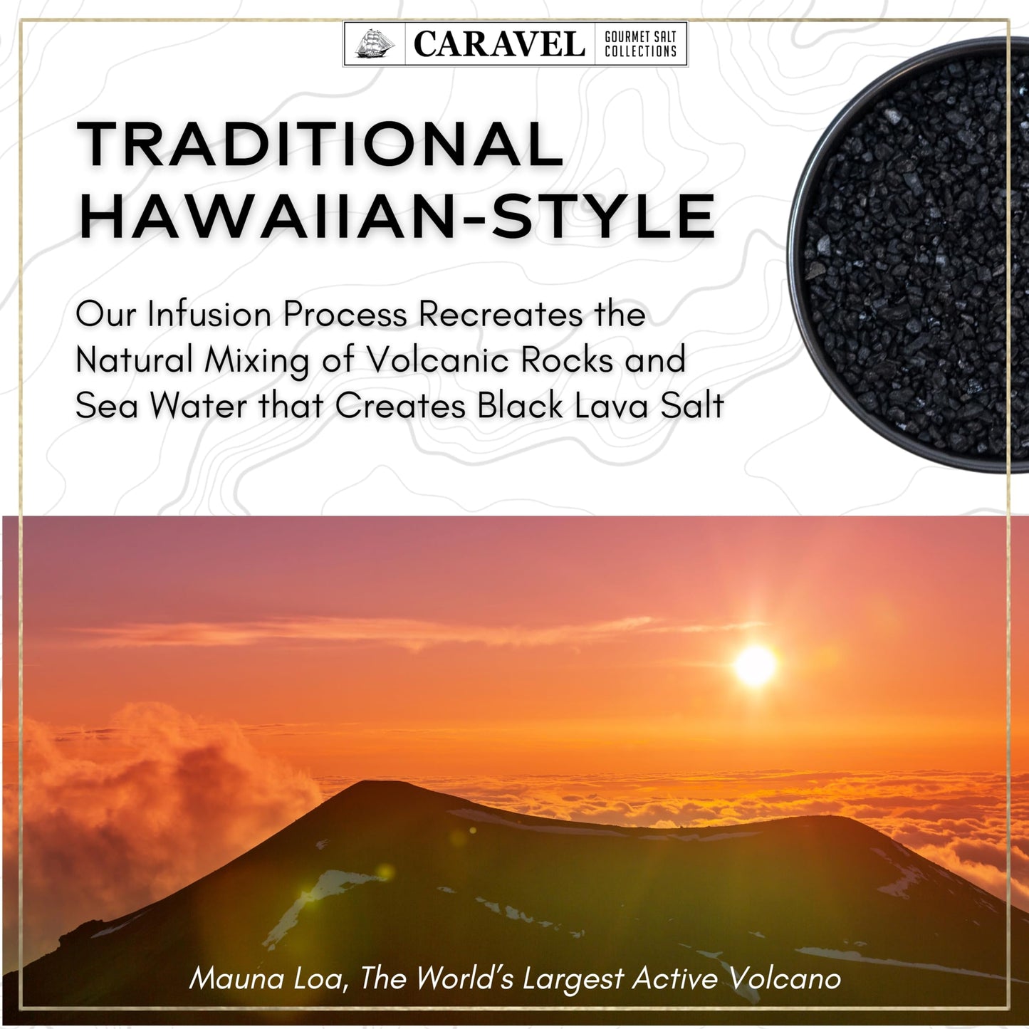 Hawaiian Black Lava Sea Salt - All-Natural Unrefined Hawaiian Sea Salt Infused with Activated Charcoal - Gorgeous Finishing Salt