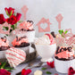 Gyufise 24 Pack Rose Gold Sweet Home Cupcake Toppers Glitter Key Housewarming Cupcake Picks Decorations For New Home Th