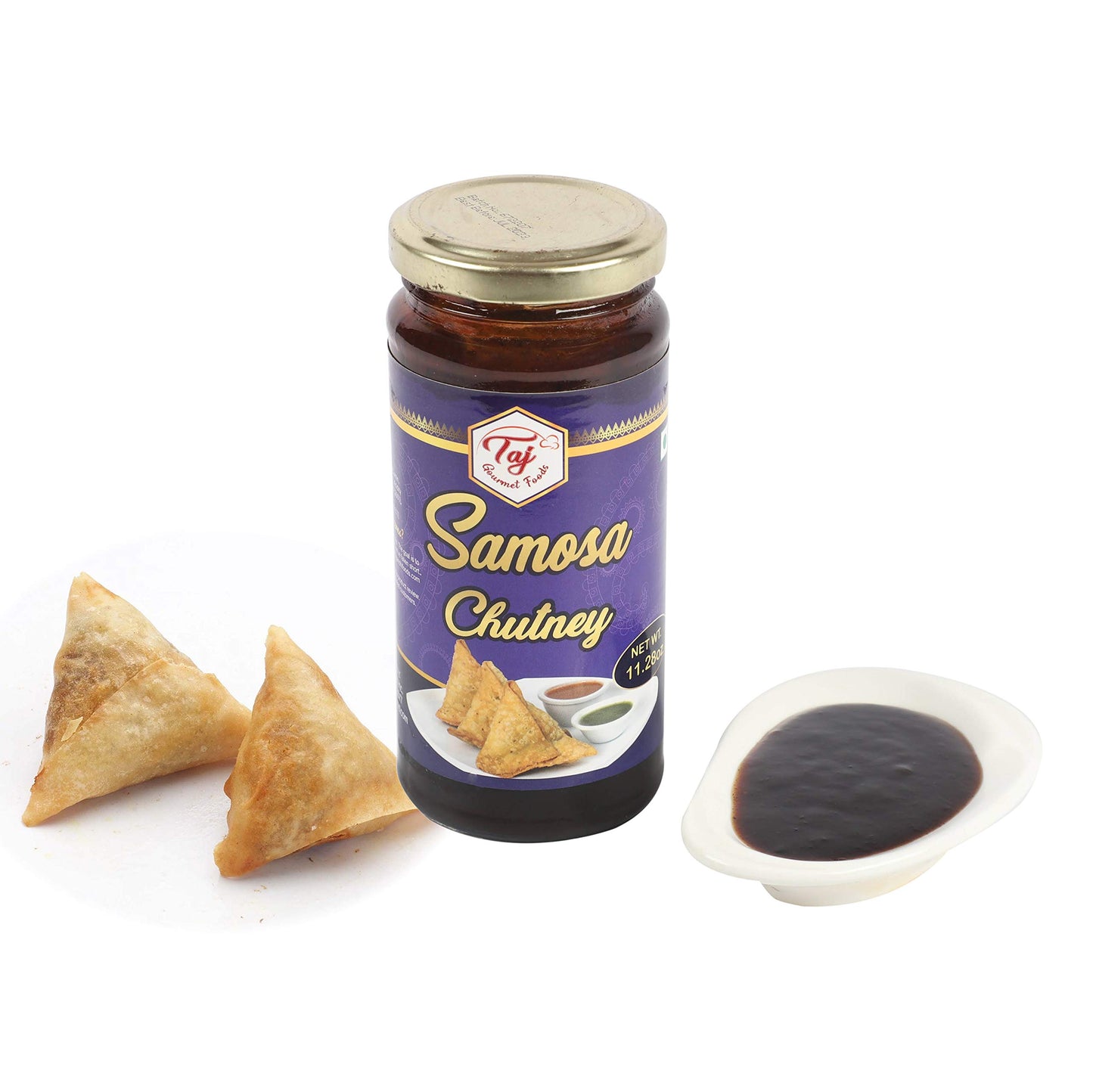 Taj Gourmet Samosa Chutney, (Special Tamarind Spice Blend), 320G (11.2Oz)
