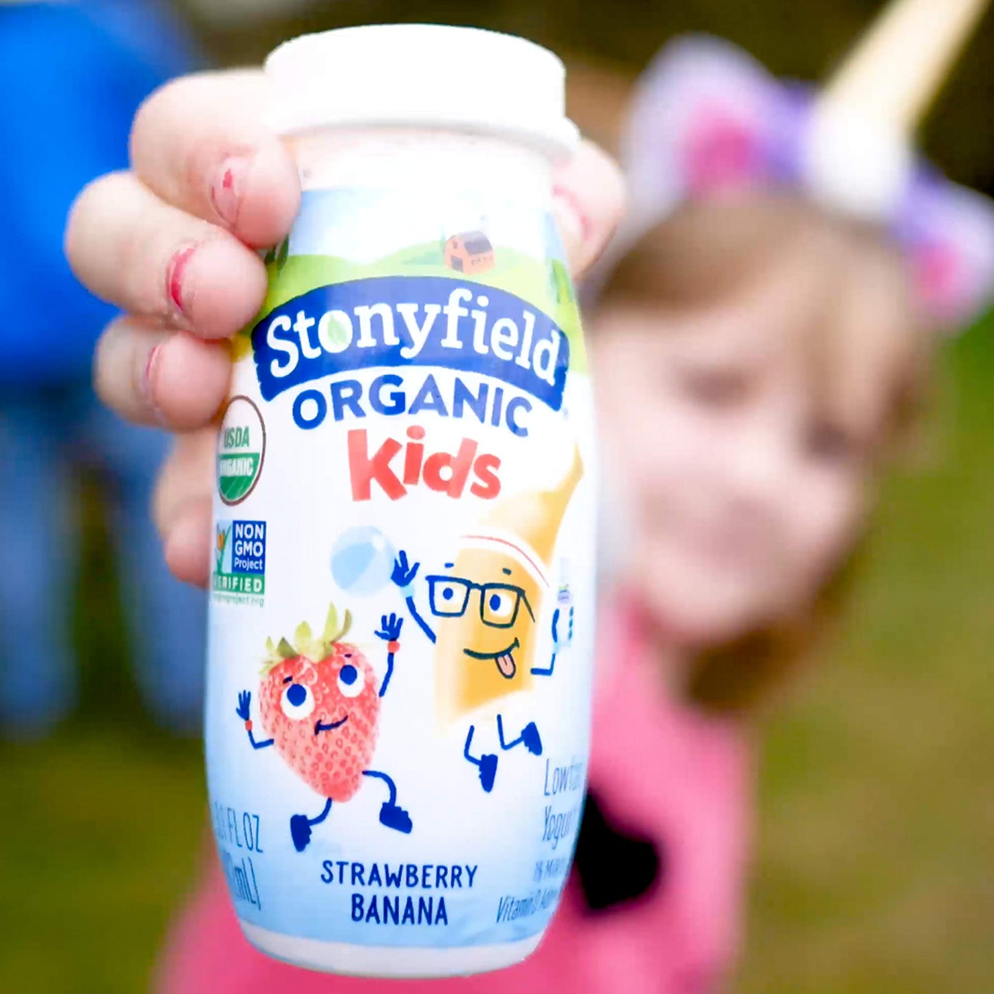 Stonyfield Organic Lowfat Yogurt Smoothies, Very Berry, 3.1 Oz.,- #1 Organic Kids Yogurt, Real Fruit & Wholesome Ingredients, 6