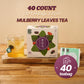 Nokchawon Mulberry Leaf Teabags – Caffeine-Free Herbal Tea, 40 Bags, 48g (1.69oz)