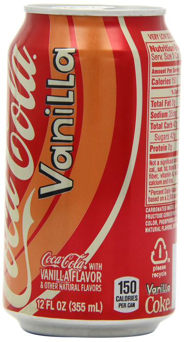 Vanilla Coca Cola -12 Cans