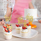 Rssta i Cupcake Toppers 30 Pack Glitter Gold Double Digits 10th Birthday Decorations Model XM087